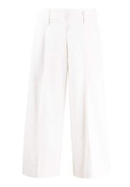 straight-leg darted culottes