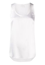 plain crew-neck tank top