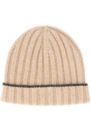 ribbed knit beanie