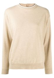 fine knit crewneck jumper