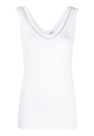 crystal-detail vest top