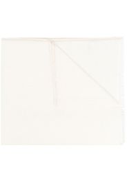 Brunello Cucinelli metallic trim scarf - White