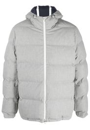 Brunello Cucinelli zipped padded jacket - Grey