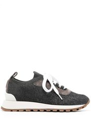 Brunello Cucinelli sock-style low-top trainers - Grey