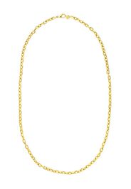 20kt yellow gold diamond-cut cable chain