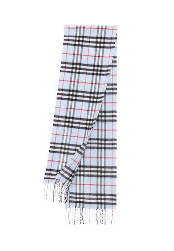 Burberry Kids The Mini Classic Vintage Check Cashmere Scarf - Blue