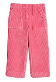 Corduroy Wide-leg Trousers