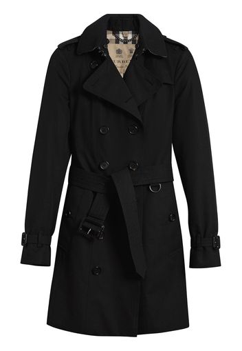 Burberry The Sandringham Mid-length Trench Coat - Black