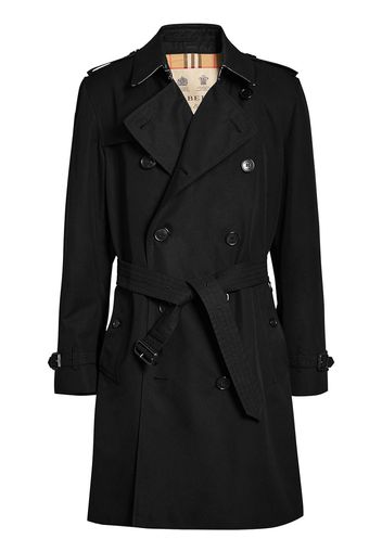 Burberry The Kensington Heritage Trench Coat - Black