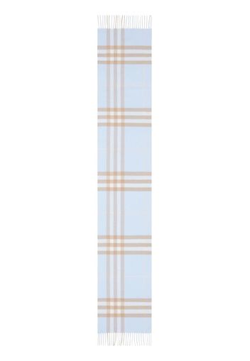 Burberry The Classic Check Cashmere Scarf - Blue