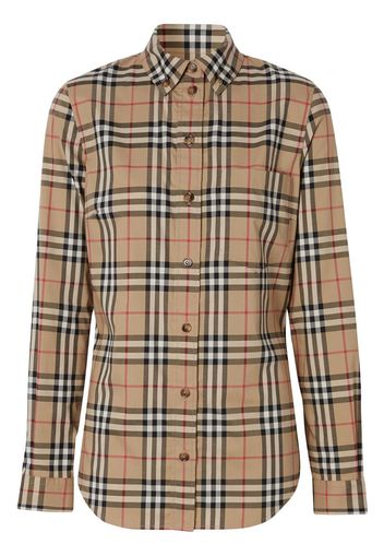 Vintage Check button-down shirt