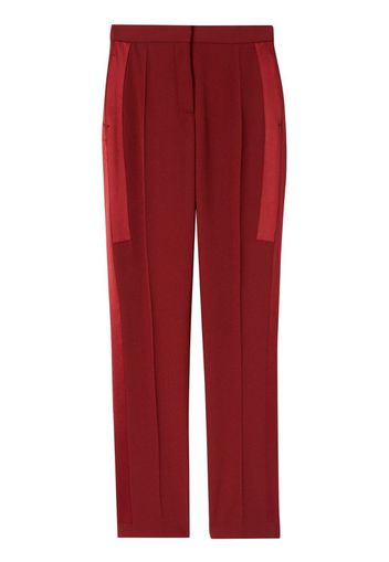 high-waisted side stripe trousers