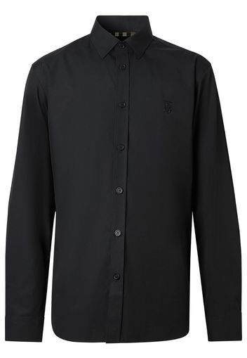 monogram embroidered shirt