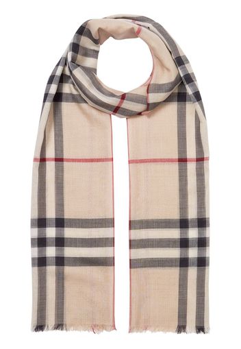 oversized Vintage Check scarf