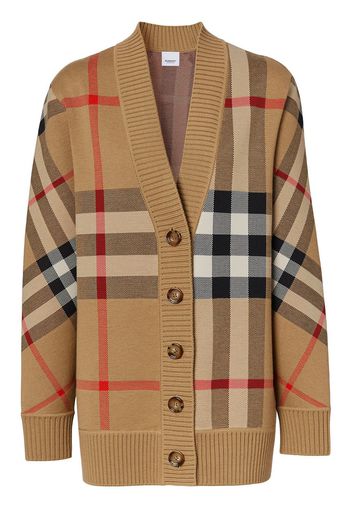 Burberry Vintage Check V-neck cardigan - Brown