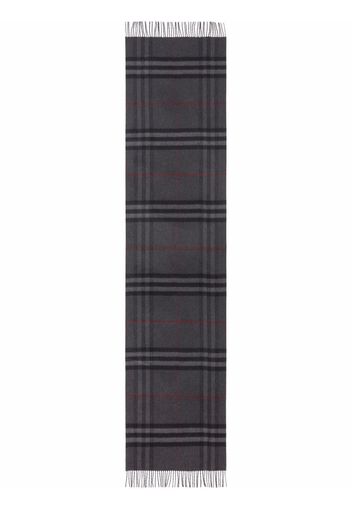 Burberry Reversible Check cashmere scarf - Grey