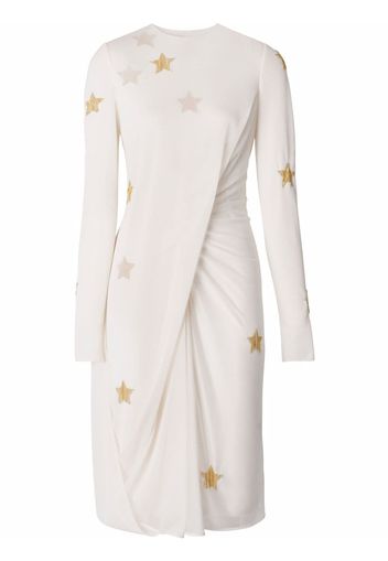 Burberry star-pattern dress - IVORY BLUSH