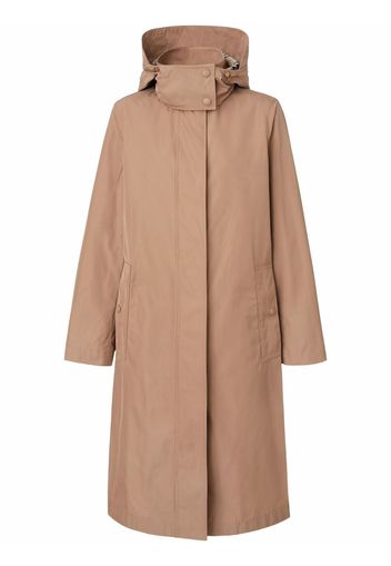 Burberry hooded mid-length coat - Neutrals