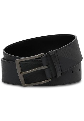 Burberry London Check leather belt - Black