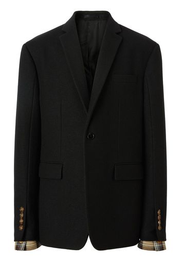 Burberry single-breasted tailored jacket - Black