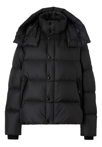 Burberry detachable-sleeve puffer jacket - Black