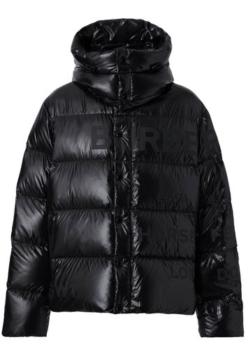 Burberry Horseferry-print puffer jacket - Black