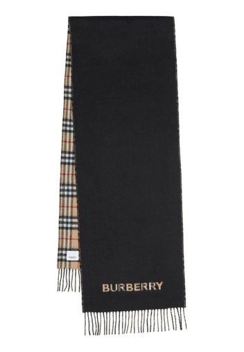 Burberry Reversible Check cashmere scarf - Brown