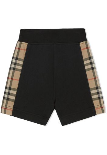 Burberry Kids Vintage check-print shorts - Black