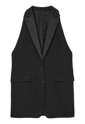Burberry wool tailored blazer vest - Black