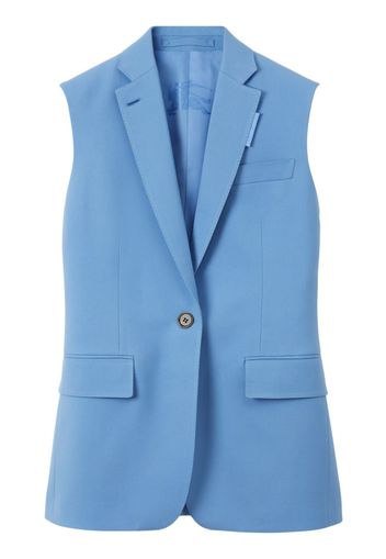 Burberry sleeveless wool jacket - Blue