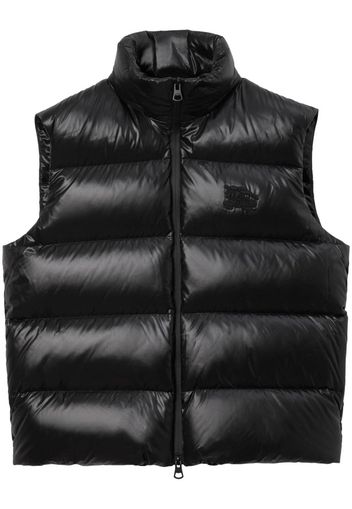 Burberry high-neck padded gilet - Black