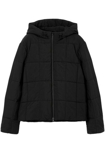 Burberry hooded quilted padded jacket - Black