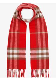 Burberry The classic check cashmere scarf - Red