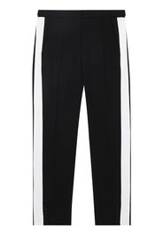 side stripe tailored trousers