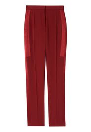 high-waisted side stripe trousers