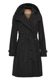 detachable hood trench coat