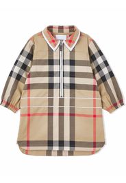 Burberry Kids check-print dress - Neutrals