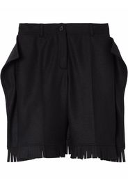 Burberry fringed knee-length shorts - Black