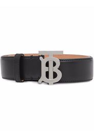 Burberry TB-monogram buckle belt - Black