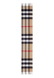 Burberry checked cashmere scarf - Neutrals