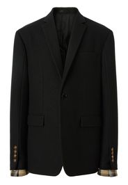 Burberry single-breasted tailored jacket - Black