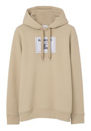 Burberry Prosrum cotton hoodie - Neutrals