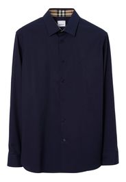 Burberry Equestrian Knight long-sleeve shirt - Blue