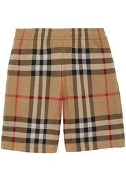 Burberry Vintage Check-pattern jacquard shorts - Brown