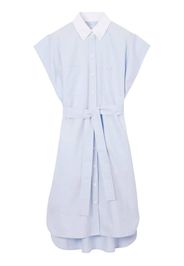 Burberry belted cotton shirt dress - Blue