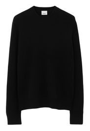 Burberry long-sleeve cashmere jumper - Black