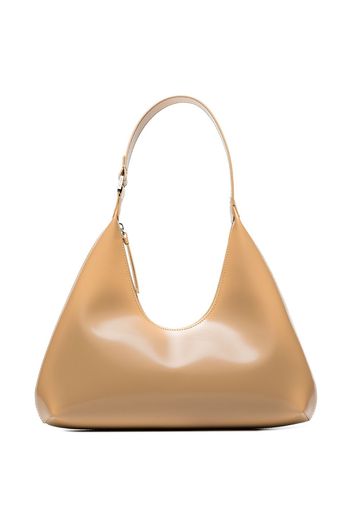 BY FAR Amber leather shoulder bag - Neutrals