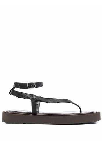 BY FAR Cece wraparound sandals - Black