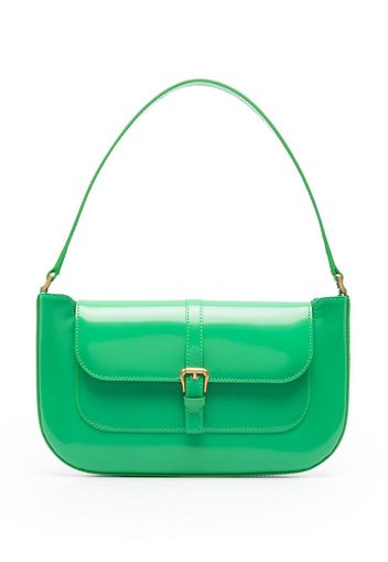 BY FAR Miranda leather shoulder bag - Green