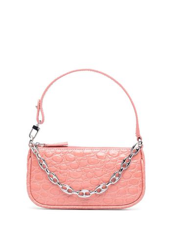 BY FAR mini Rachel chain shoulder bag - Pink